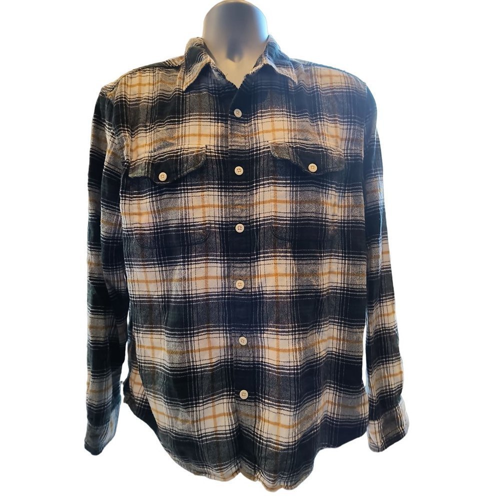 American Eagle Flannel Shirt Top Ahh-Mazingly Soft Size L